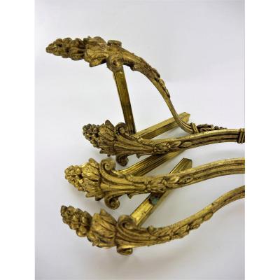 Suite Of 4 Louis XVI Style Hooks For Tiebacks