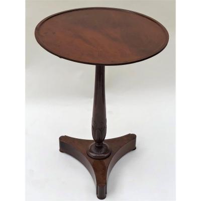 An Empire Pedestal Table In Mahogany, By Alexander Maigret, Early 19th Century