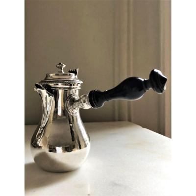 Small Silver Marabout Coffee Or Hot Chocolate Pot, Early 19th Century