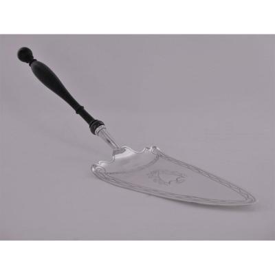 Belgian Empire Style Silver Pie Server, 1814-1831