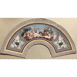 Pair Of Fan Projects, Circa 1800