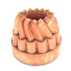 Kouglof Mold In Tinned Copper, 19th Century