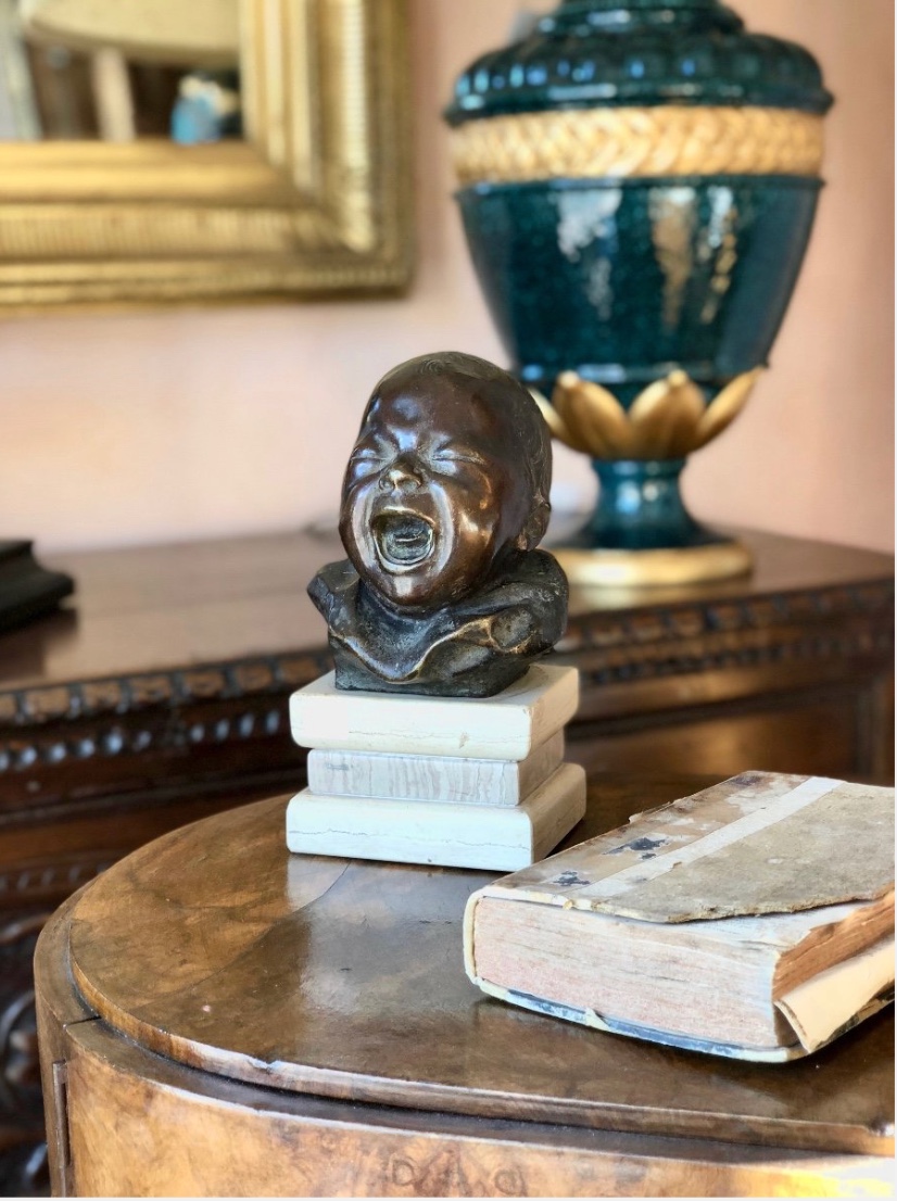 Scultura in bronzo — firmata Vincenzo Balestrieri (fine XIX – inizi XX secolo)