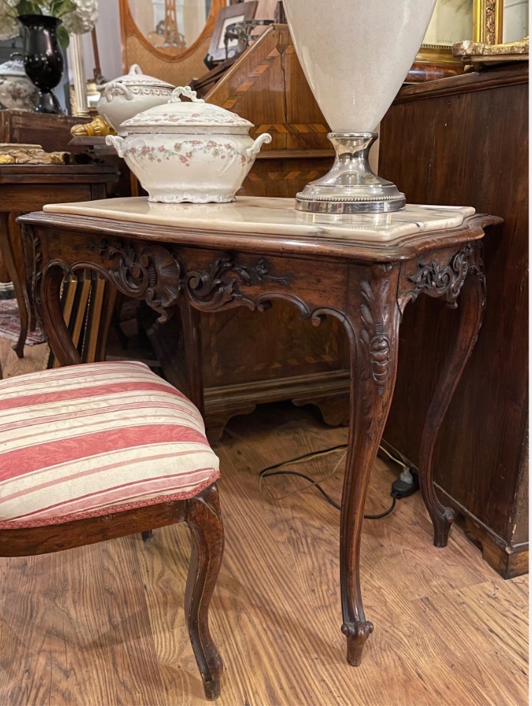 Tavolino toscano in stile Luigi Filippo, fine XIX secolo-photo-3