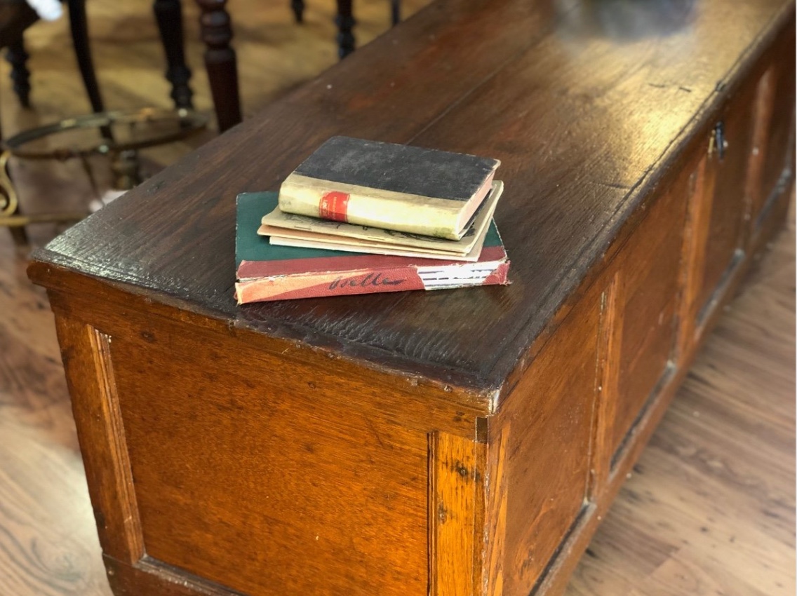Cassapanca in legno di castagno – Toscana, fine ‘800-photo-2