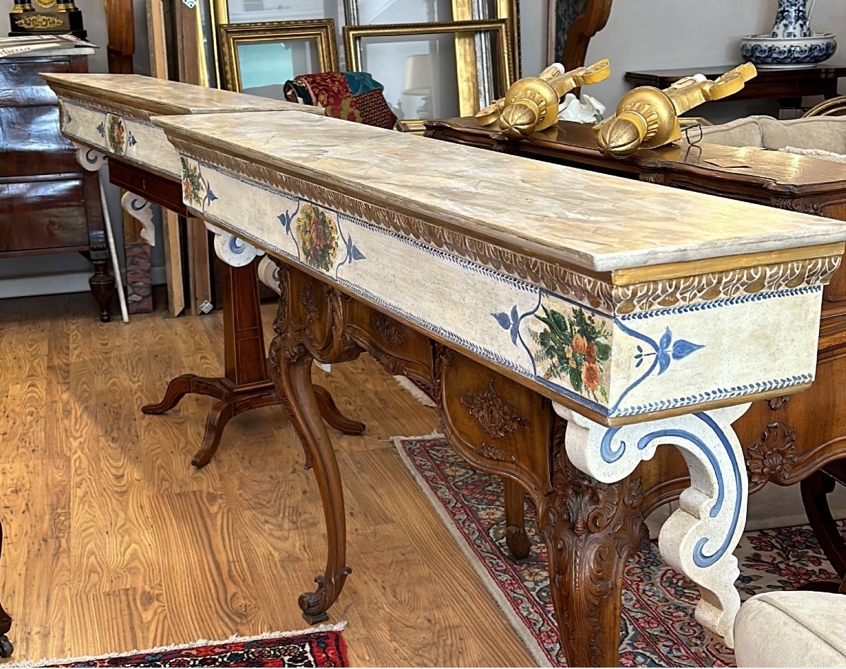 Coppia di consolle napoletane (fine XIX – inizi XX secolo)