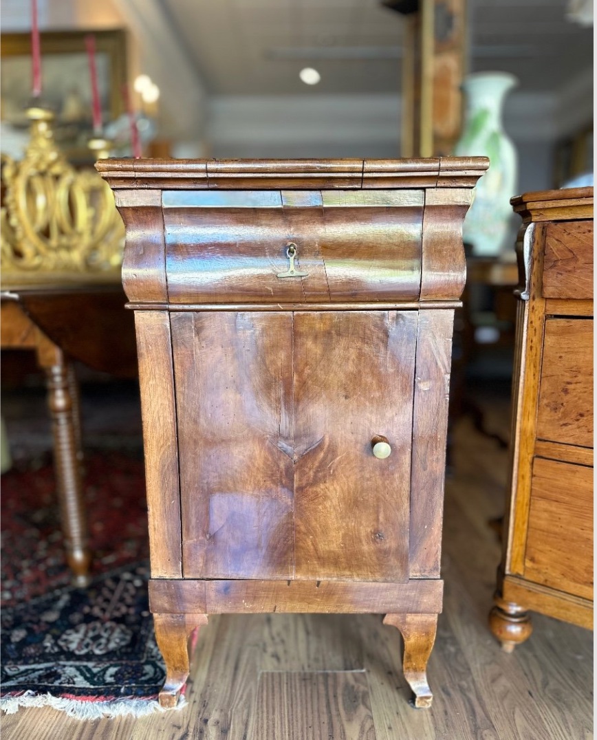 Comodino Veneto in Noce e Radica – Primo ’800-photo-3