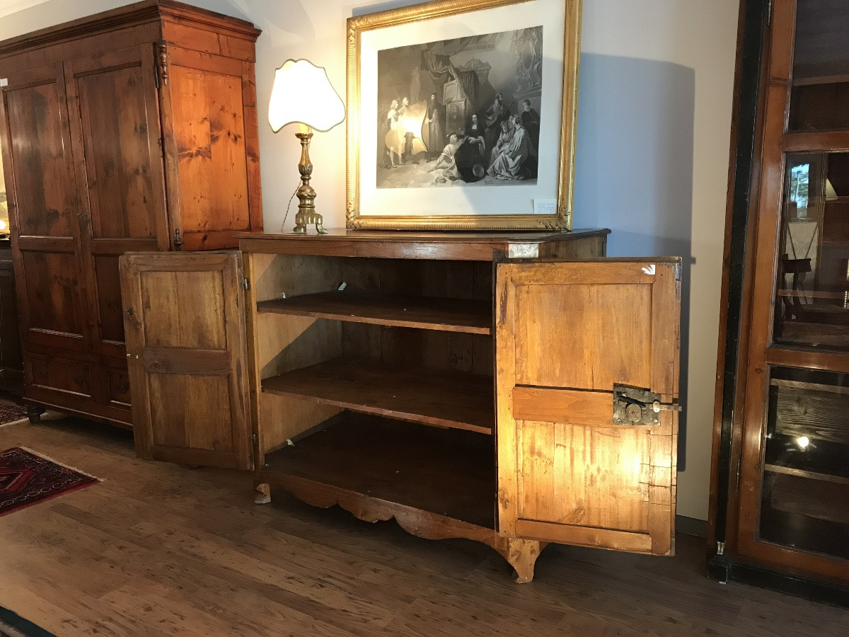 Credenza in legno di gattice – Siena, fine XVIII secolo-photo-3