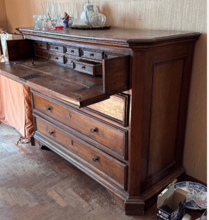 Canterano piemontese risalente alla fine del XVIII – inizio XIX secolo, realizzato in legno mas-photo-2