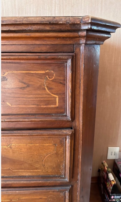 Canterano piemontese risalente alla fine del XVIII – inizio XIX secolo, realizzato in legno mas-photo-3