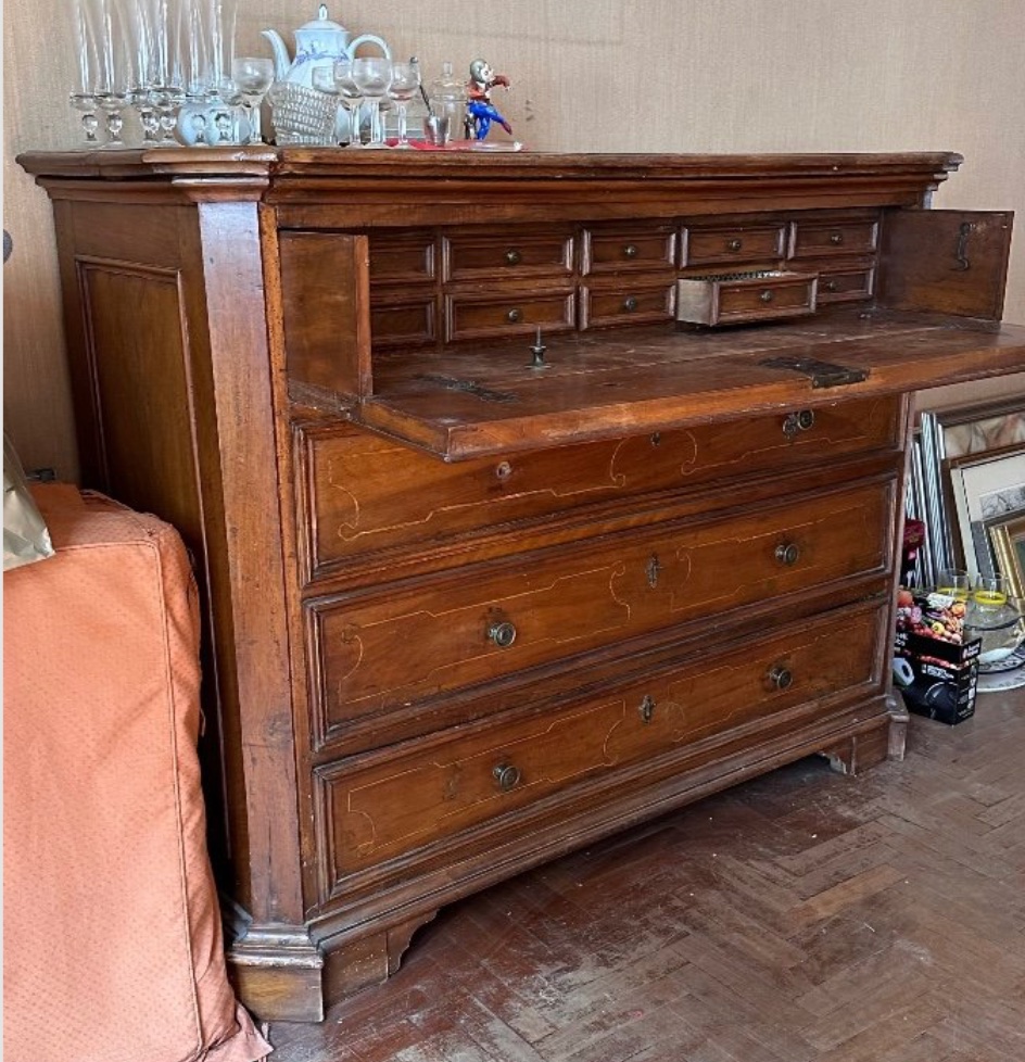 Canterano piemontese risalente alla fine del XVIII – inizio XIX secolo, realizzato in legno mas-photo-4