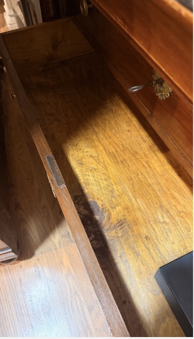 Cassettone Impero in noce – XIX secolo-photo-4