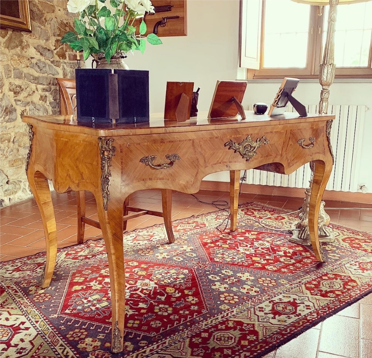 Scrivania francese in noce – Primi del ’900