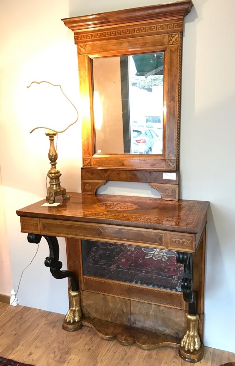 Consolle Biedermeier, XIX secolo-photo-2