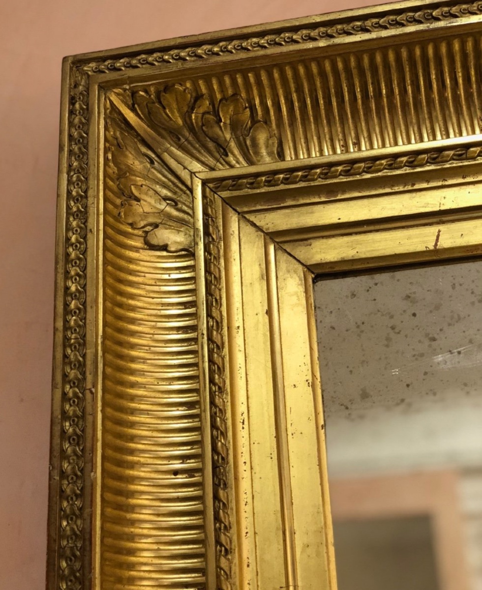 Specchiera francese di grandi dimensioni, risalente alla fine dell’Ottocento-photo-2