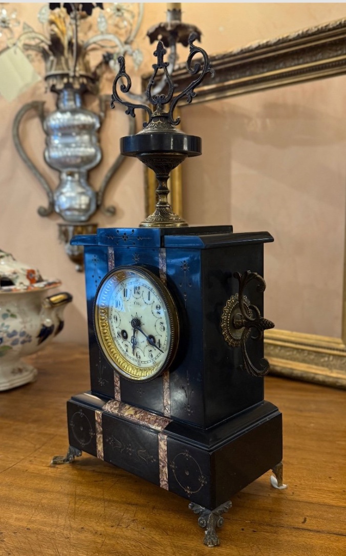 Orologio da tavolo francese di fine XIX secolo-photo-2