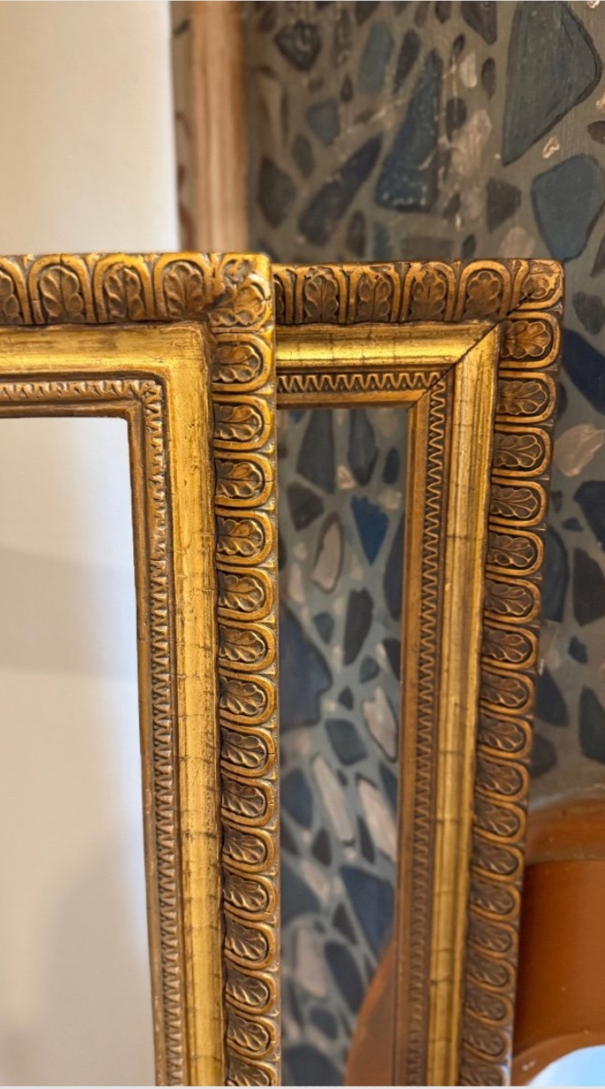 Coppia di cornici dorate, fine XIX – inizi XX secolo-photo-3