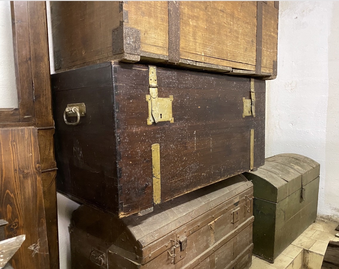 Bauli originali del ‘900 di varie dimensioni-photo-3