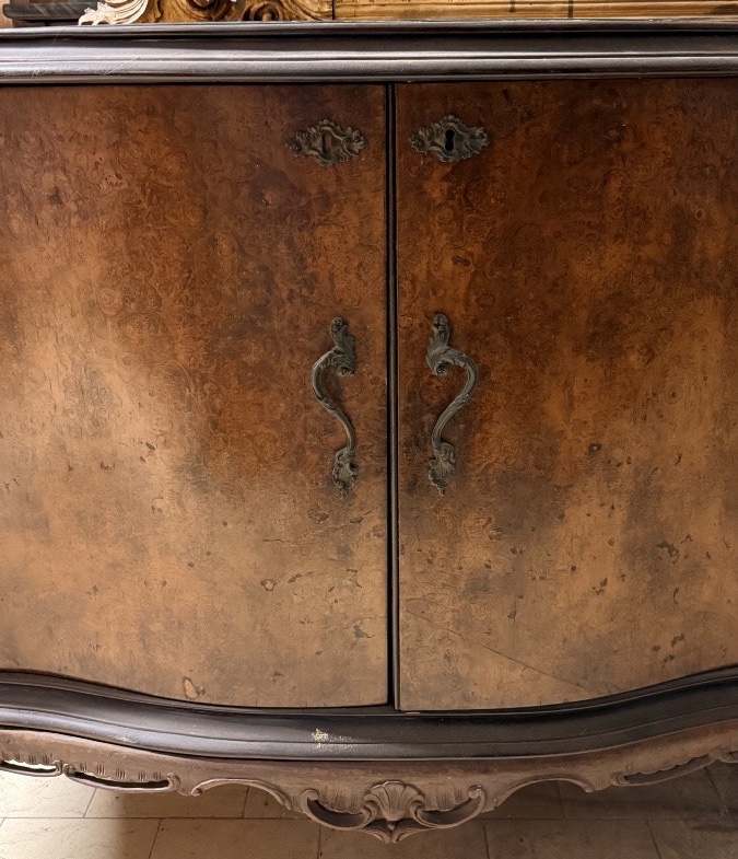 Grande credenza veneziana in stile barocco Chippendale primo del Novecento, fratelli Testolini-photo-2