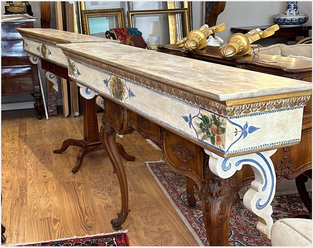 Coppia di consolle napoletane (fine XIX – inizi XX secolo)-photo-2