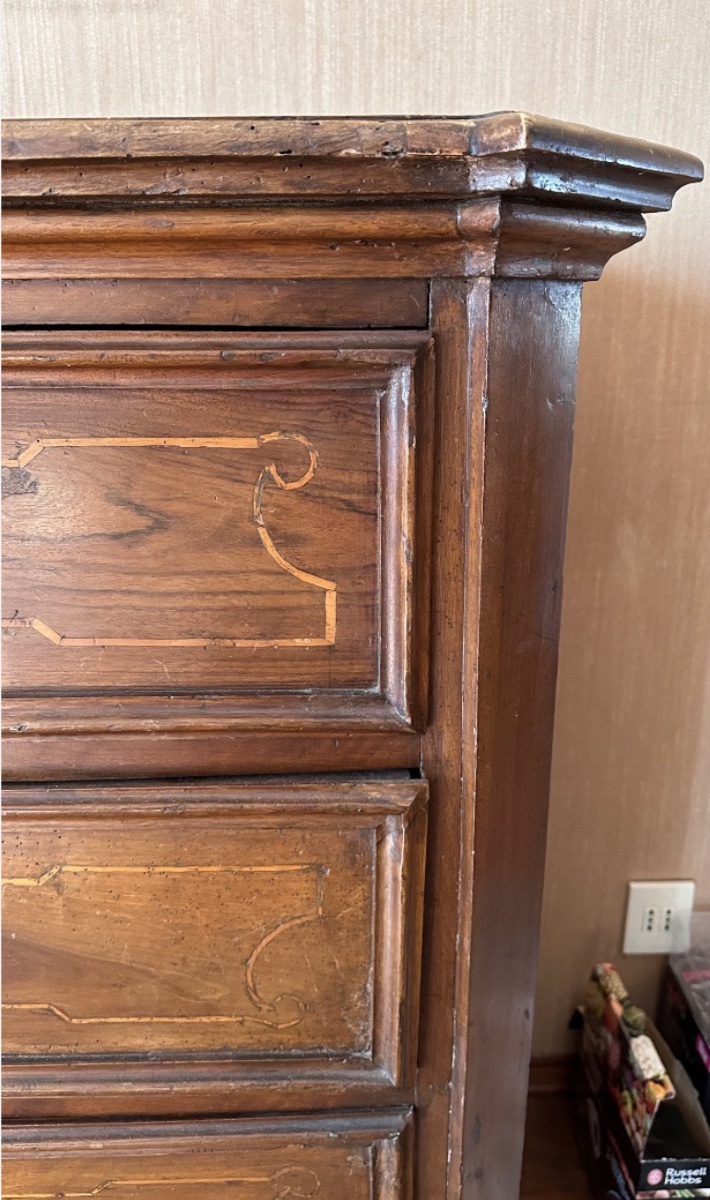 Canterano piemontese risalente alla fine del XVIII – inizio XIX secolo, realizzato in legno -photo-2