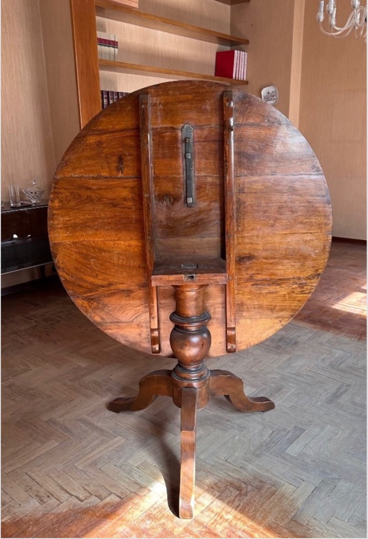 Tavolo a vela in noce – Fine ’800-photo-2