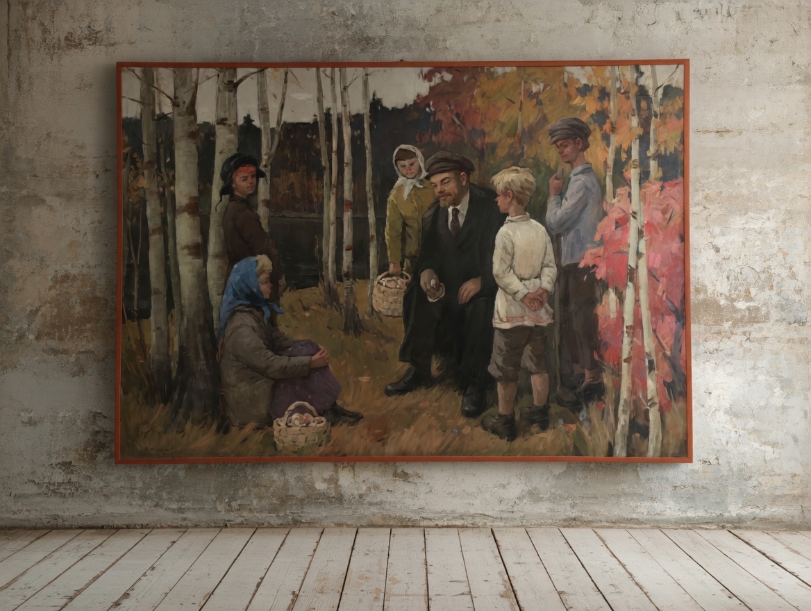 Olio su tela firmato Sokolov Vladimir Aleksandrovich