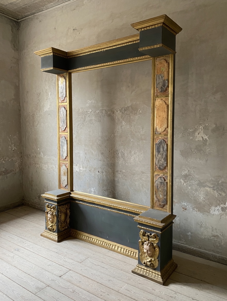 Colonne architettoniche barocche italiane del XVII secolo