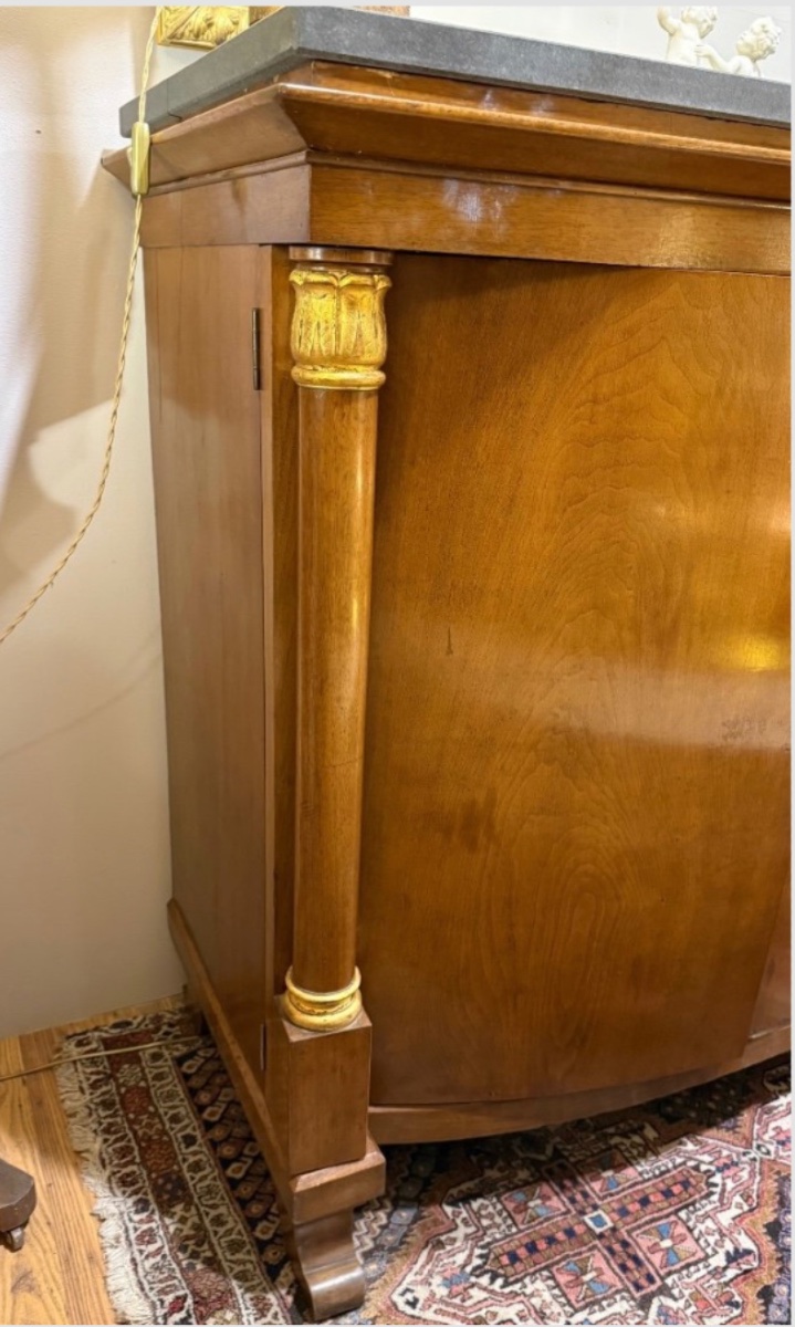 Elegante credenza Biedermeier della prima metà del XIX secolo-photo-2