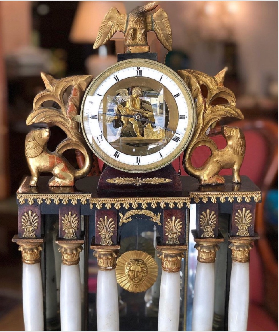 Orologio da tavolo Biedermeier, Vienna, circa 1830. -photo-2