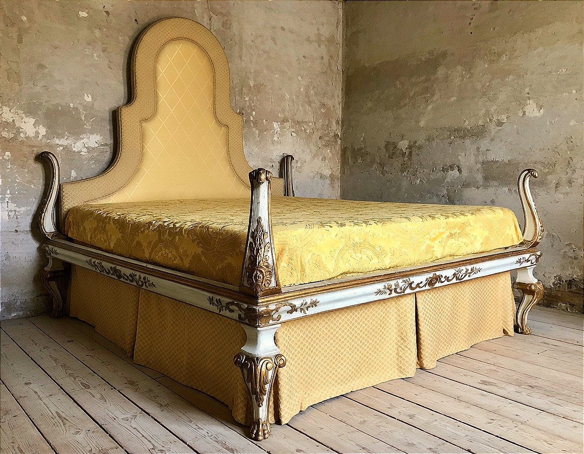 Letto italiano di fine XVIII secolo