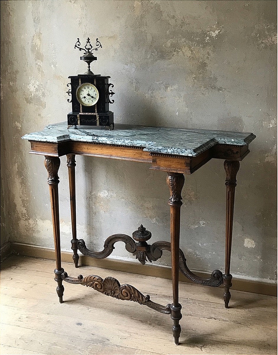 Consolle toscana da muro, fine XIX secolo