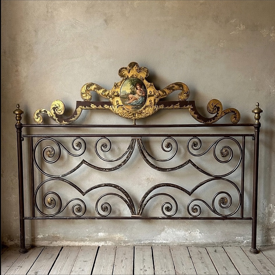 Letto matrimoniale senese in ferro, fine ’700 – primo ’800-photo-2
