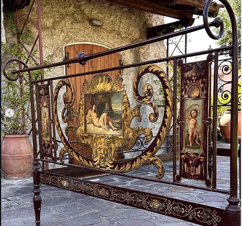 Letto matrimoniale senese in ferro, fine ’700 – primo ’800-photo-1