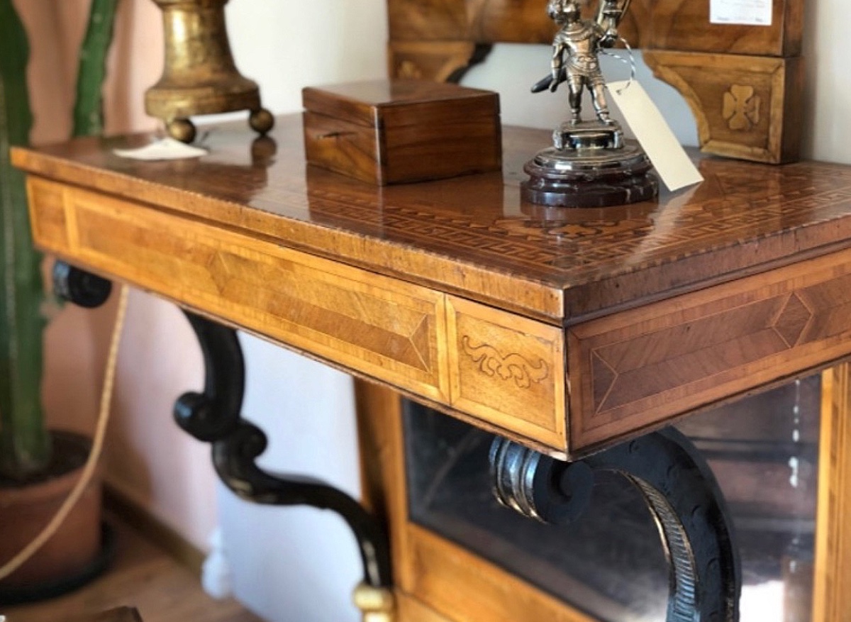 Consolle Biedermeier del XIX secolo-photo-3