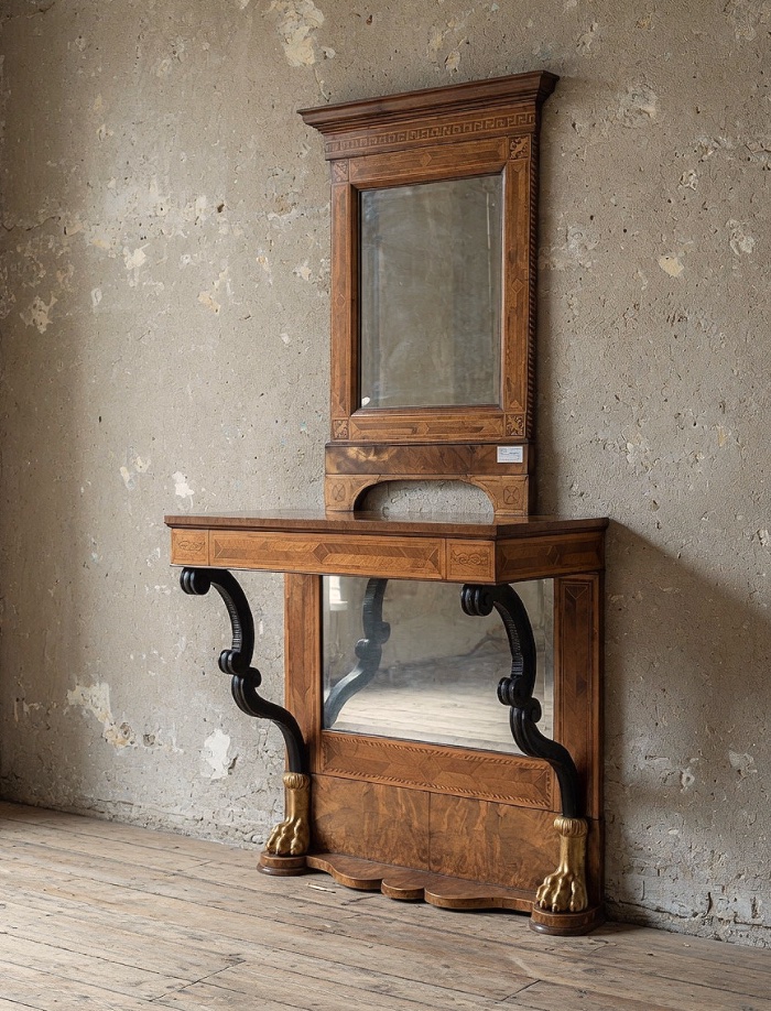 Consolle Biedermeier del XIX secolo
