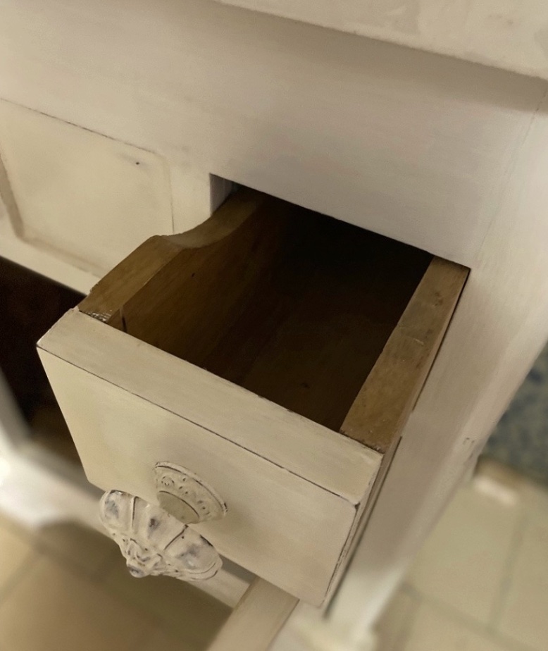 Elegante mobiletto da bagno in stile Liberty, realizzato nei primi anni del ‘900-photo-3