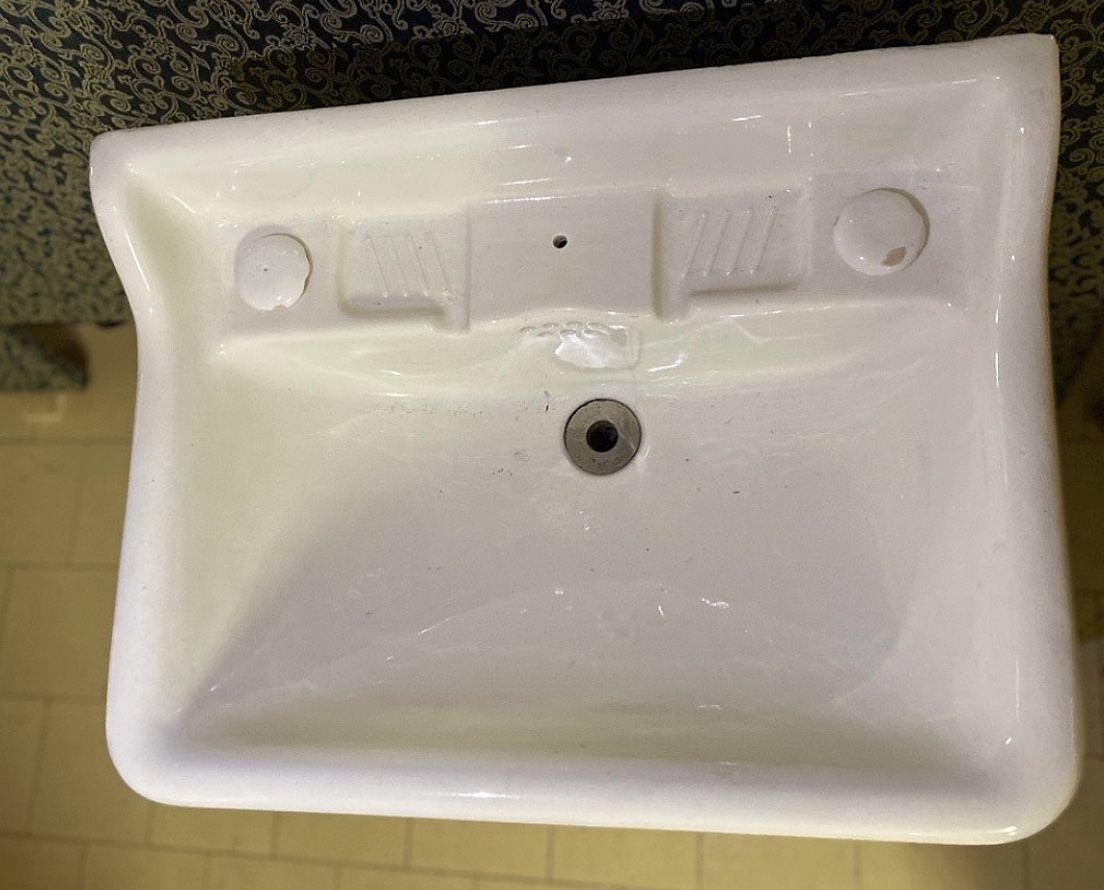 Elegante mobiletto da bagno in stile Liberty, realizzato nei primi anni del ‘900-photo-4