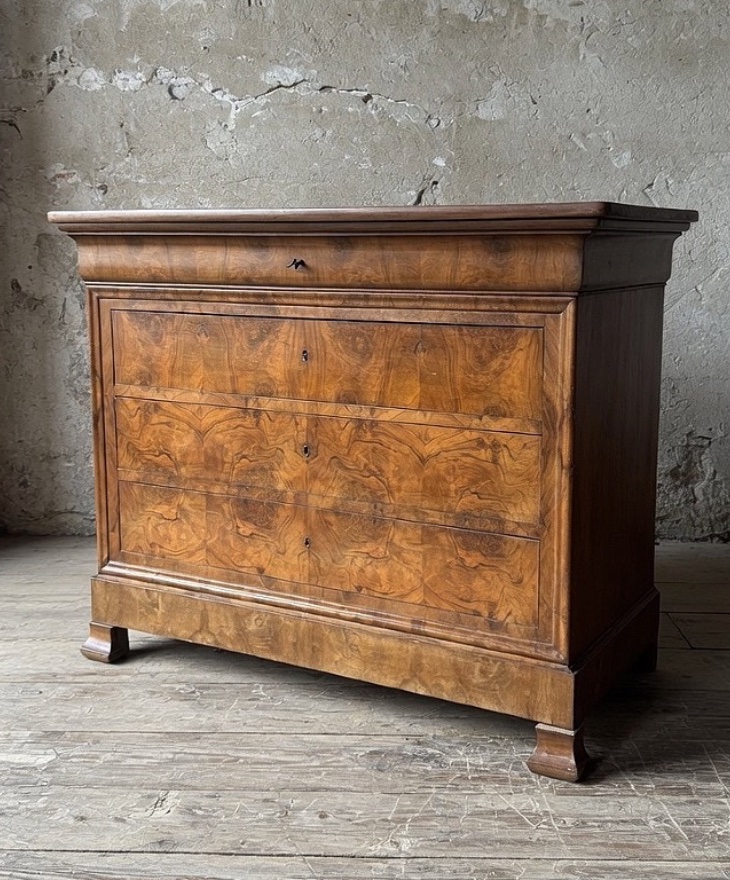 Cassettone in stile Luigi Filippo, risalente alla metà del XIX secolo