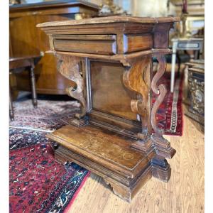 Inginocchiatoio Antico in Massello di Noce – Epoca XVII/XVIII Secolo