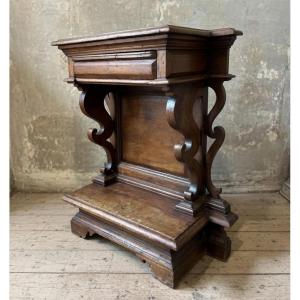 Inginocchiatoio Antico in Massello di Noce – Epoca XVII/XVIII Secolo