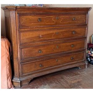 Canterano piemontese risalente alla fine del XVIII – inizio XIX secolo, realizzato in legno mas