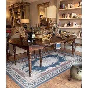 Tavolo a bandelle in noce massello risalente ai primi dell’Ottocento