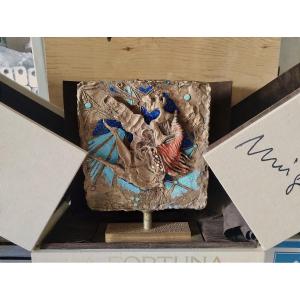 Scultura in bronzo policromo Luciano Minguzzi (Bologna 1911 – Milano 2004) La forza