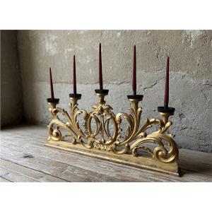 Candelabro d’altare, fine XVIII secolo