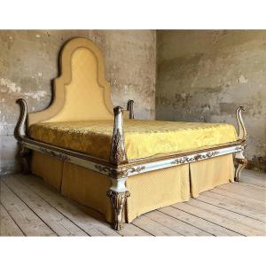 Letto italiano di fine XVIII secolo