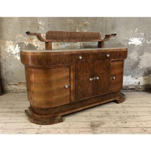 Credenza Art Déco in noce, anni ’30