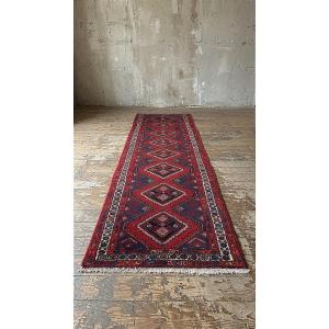 Tappeto guida persiano di vecchia fattura