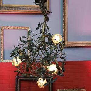 "milk Ball" Chandelier