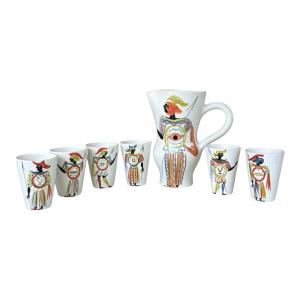 Roger Capron, “valaque” Orangeade Set, Circa 1955